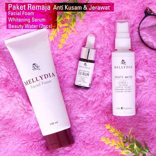 Mellydia Paket Remaja Anti Kusam dan Jerawat - Mengatasi Problem Kulit Kusam, Minyak Berlebih dan berjerawat cocok untuk Remaja yang ingin kulit Sehat dan Bersih
