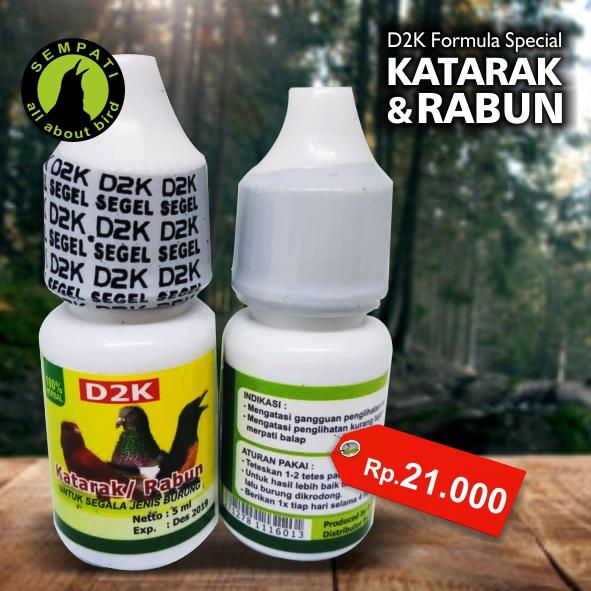 Katarak & Rabun D2k Obat Burung Sakit Mata Katarak Rabun Penglihatan Kurang Tajam