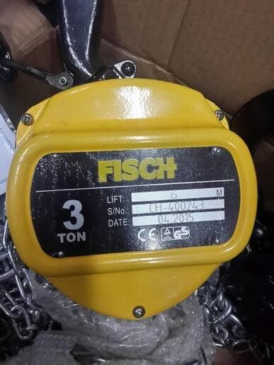 Promo Chain Block / Chain Hoist / Takel 3 Ton x 5 Meter FISCH Original