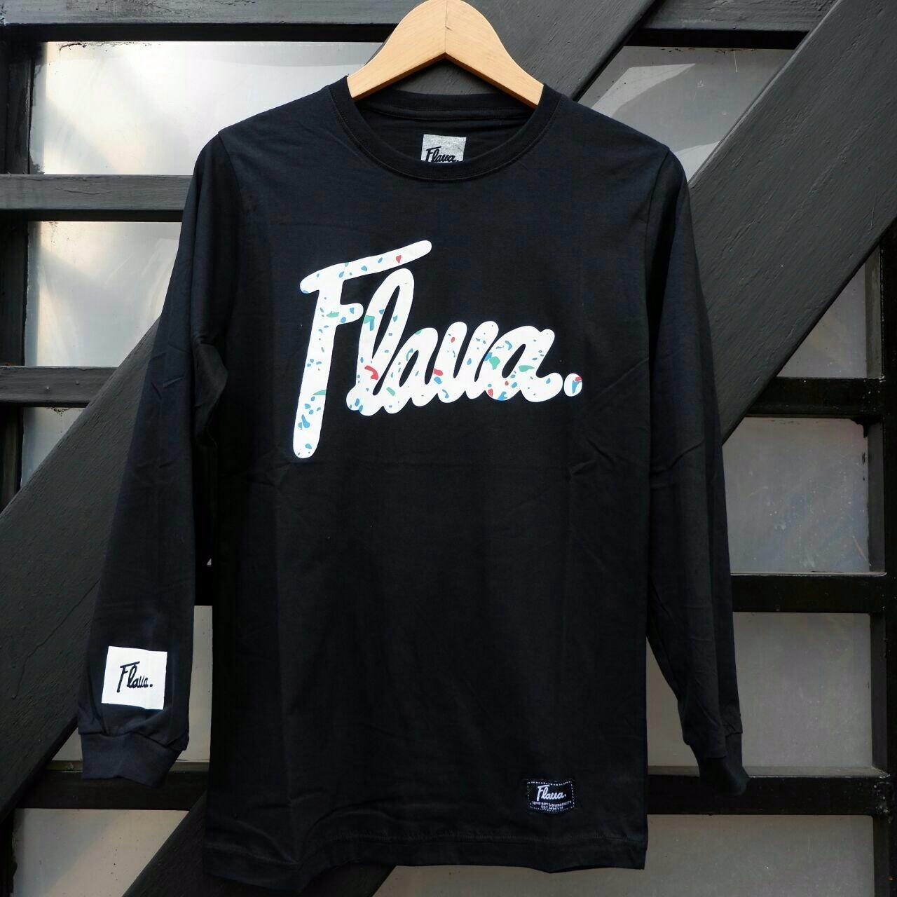 FC Kaos Distro Long Sleeve Flava Hitam