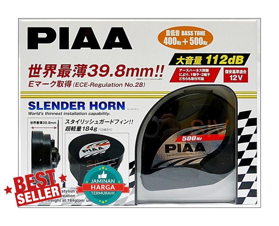 PIAA HO-12 Horn Slender - Klakson Mobil Bass Tone 112dB 500Hz-400Hz