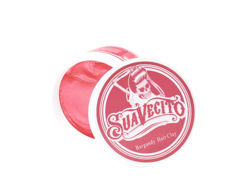 Pomade Suavecito Coloring Wax Red / Burgundy - Warna Merah - Claybased / Clay based - Free Sisir Saku - Hair Wax - Minyak Rambut