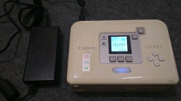 Printer Canon SELPHY CP720 & adapter charger minus