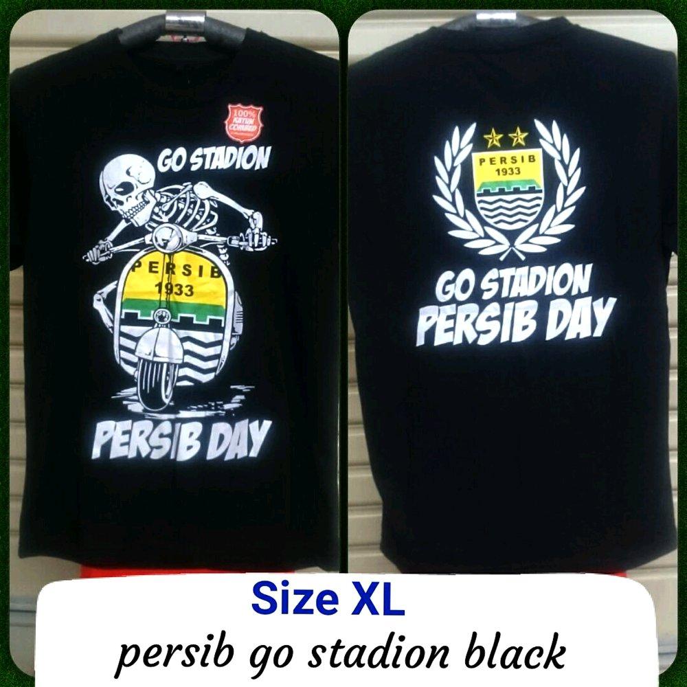 kaos distro XL persib go stadion black di lapak Zuperone mart superone