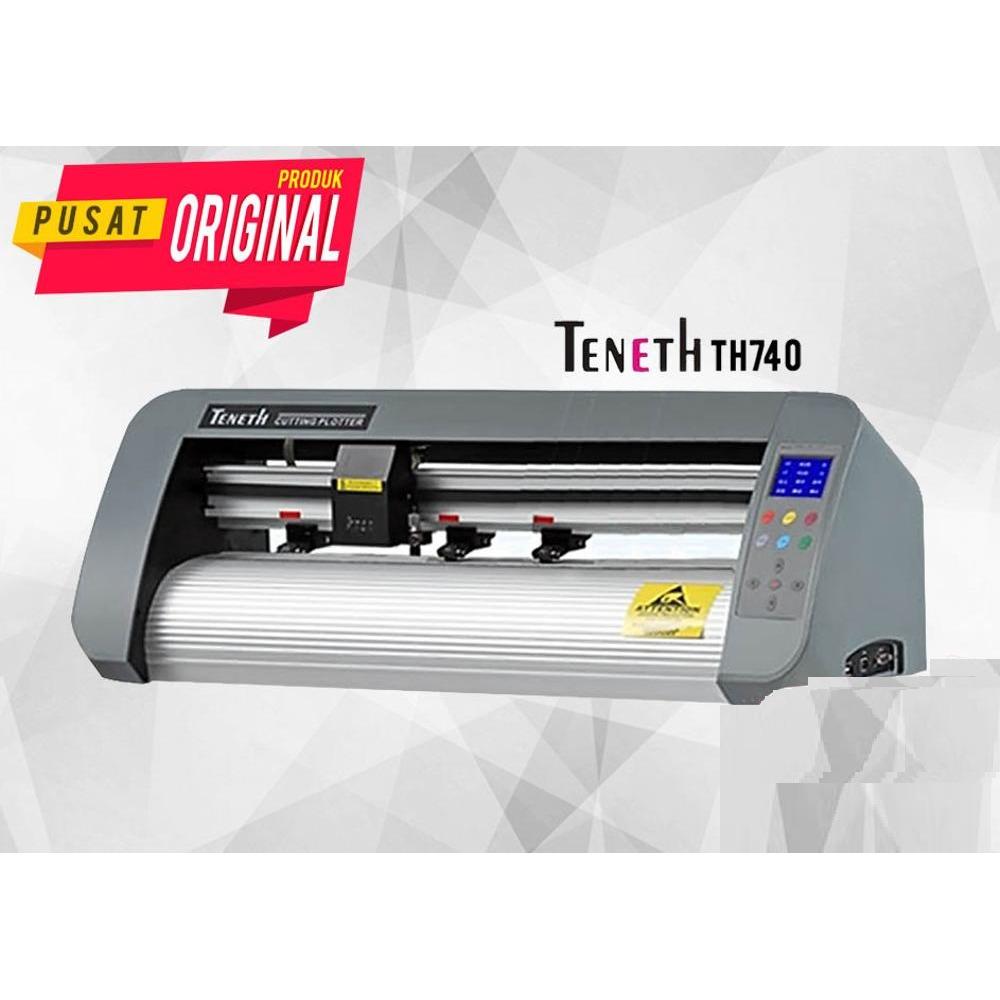 Mesin Cutting Sticker TENETH TH740 Printer Pemotong Stiker Bahan Polyflex Cetak Vinyl Cating Plotter Kecil Alat Print Potong Mini Printing Kating