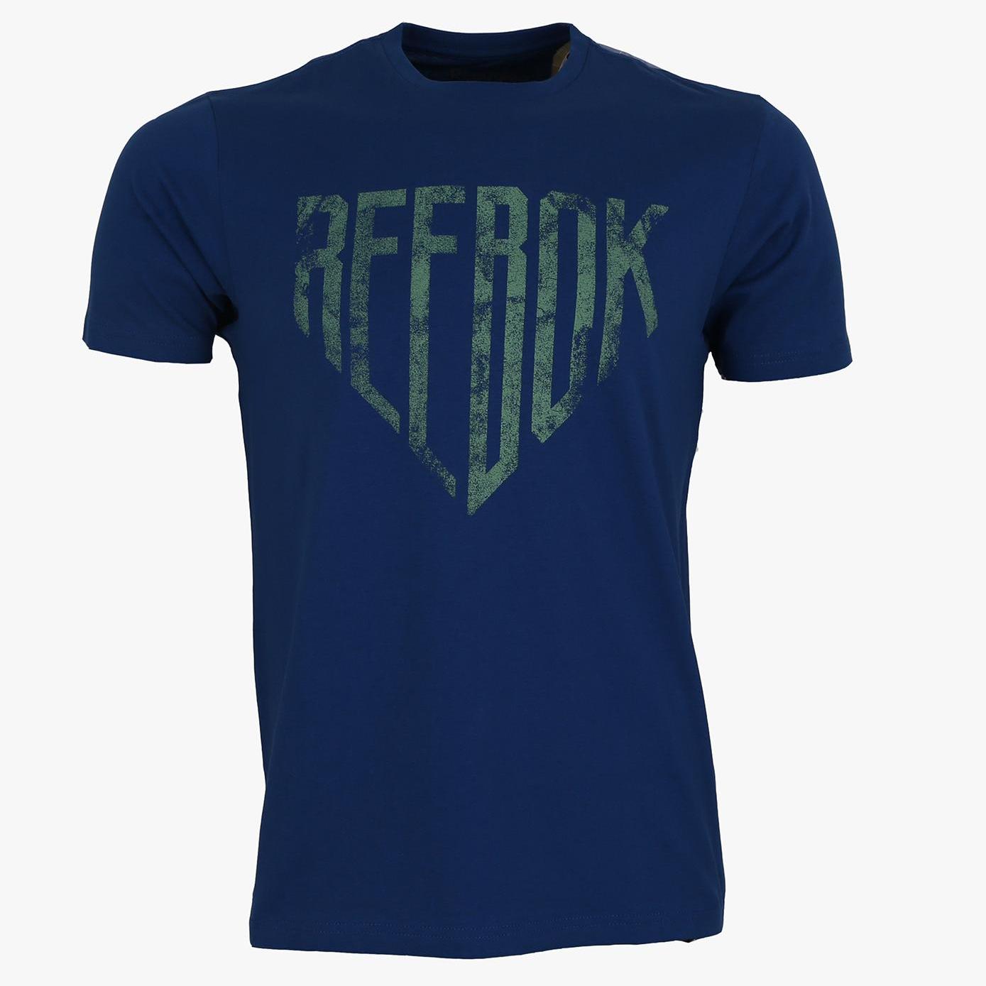 Sports & Outdoors Reebok Reebok RM Basic Men Graphic T Shirts Biru