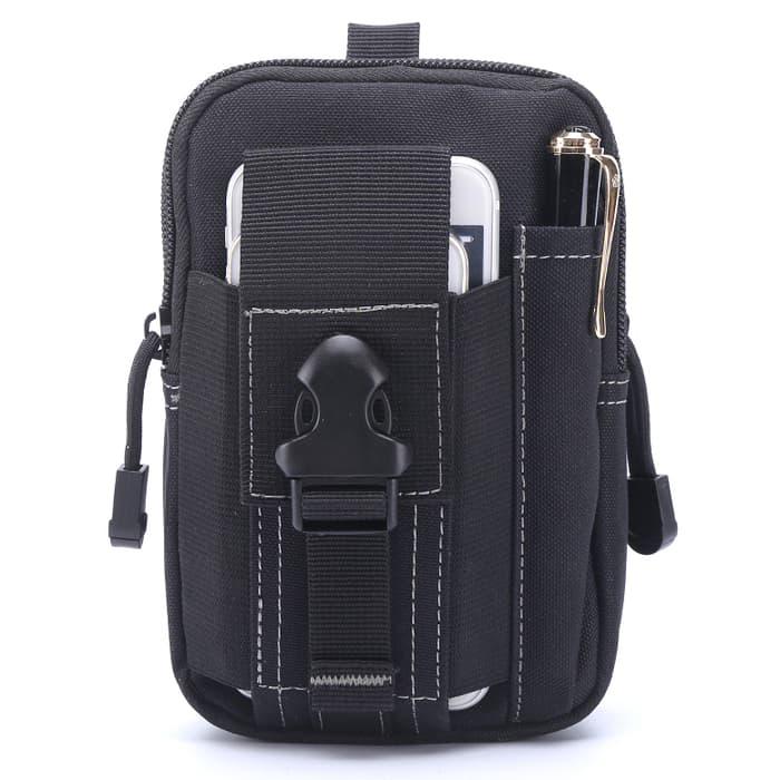 PROMO!!! Tas Pinggang Outdoor Tactical Molle Pouch - Hitam - b1KW9o