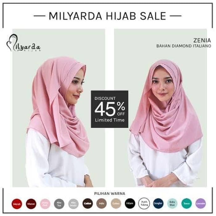 PROMO hijab instan zenia/ kerudung langsung pakai/ jilbab TERBARU