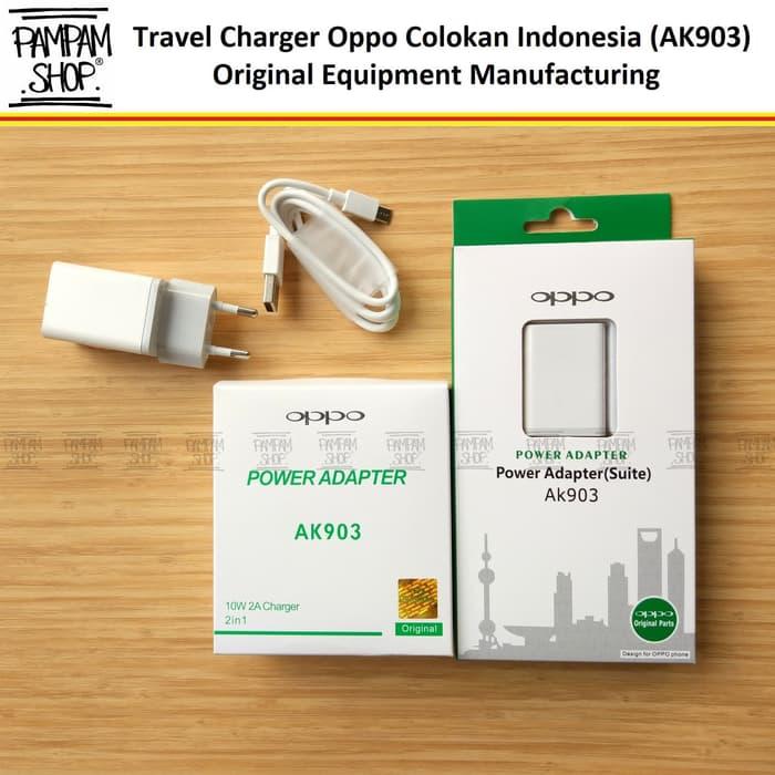 Travel Charger Oppo Colokan Indonesia 2A Original AK903 Micro USB A39 A57 A77 A53 A59 Joy 3 Neo 5 5S 7 F1 Plus F3 F5 F7 Mirror 3 R3 R7 R7S Fast Charging Quick Charge