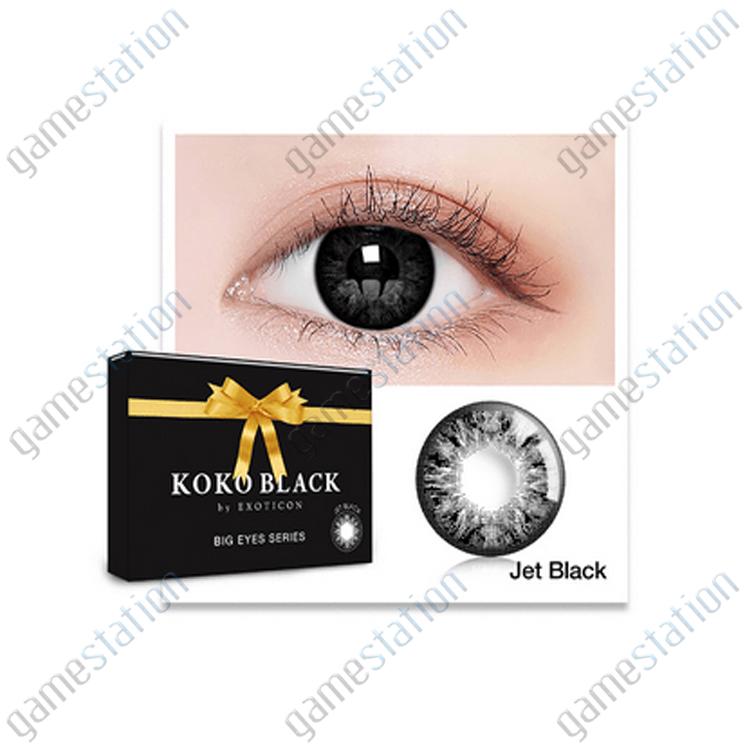 KOKO BLACK Softlens BY Exoticon Big Eyes - Jet Black