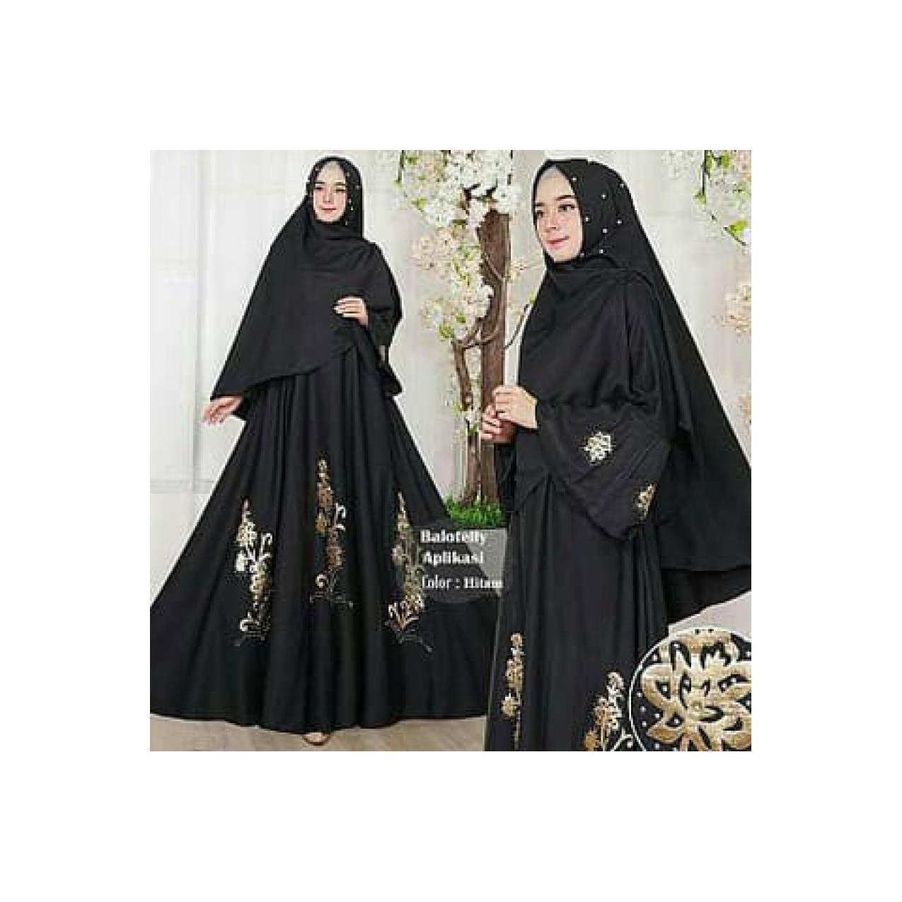 BIG SALE HARGA TERMURAH MAXI DRESS MUSLIM GAMIS BALOTELLI APLIKASI MOT