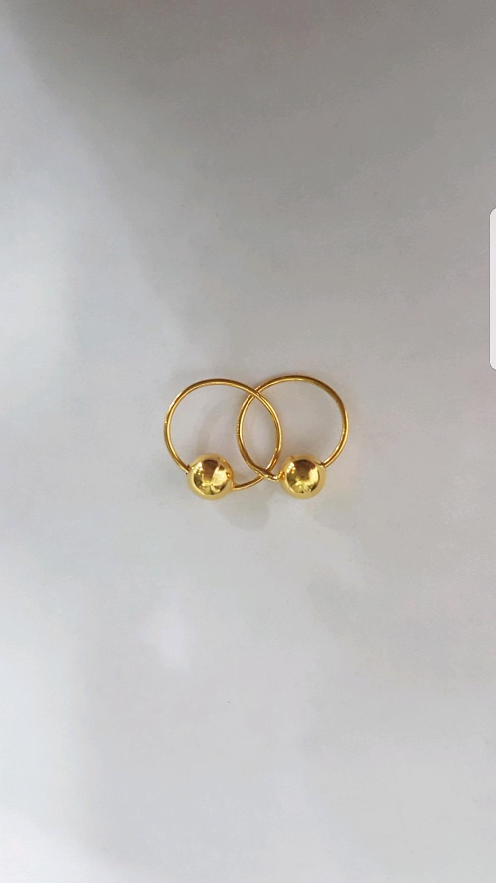 Anting Bayi Emas Asli Kadar 700 Model Merica Satu Setengah Gram