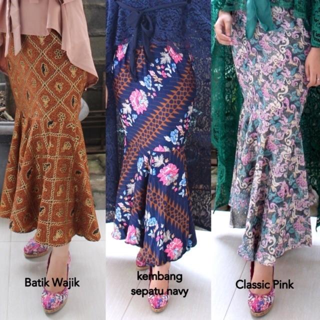 ROK BATIK DUYUNG MURAH /ROK BATIK MUSLIMAH/ROK BATIK MARMEID/ROK LONCENG BATIK WAJIK