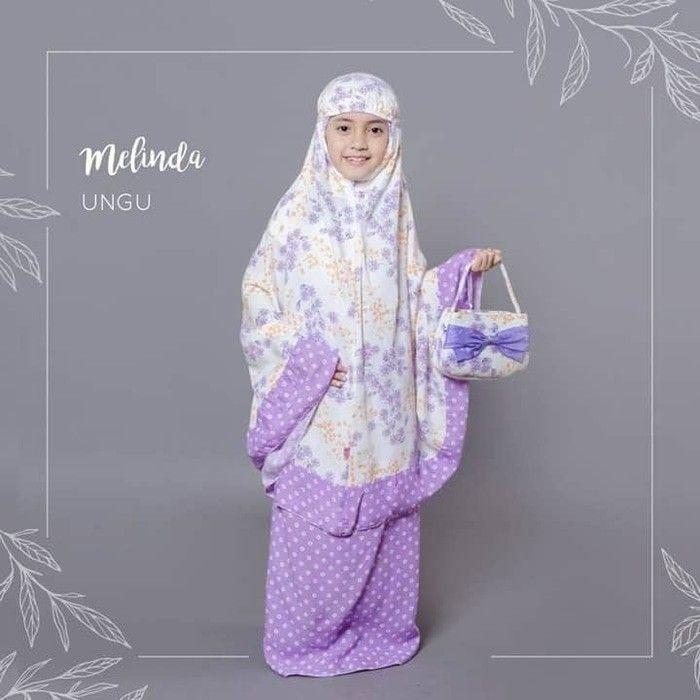 Best seller-Mukena Telekung-terlaris-mukena anak TK-2-5 tahun-termurah-katun bali melinda:terkeren