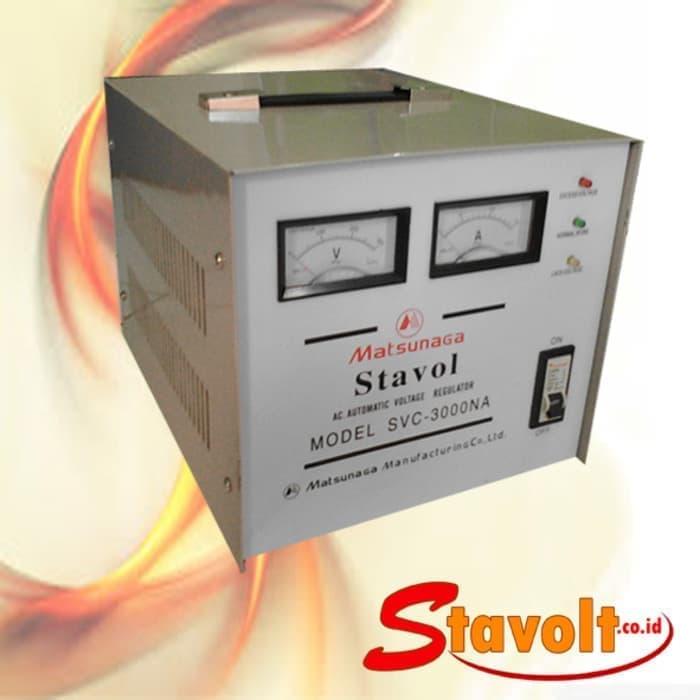 Matsunaga Stabilizer/stavol Listrik 3000 Va/watt By Wahana Electrik