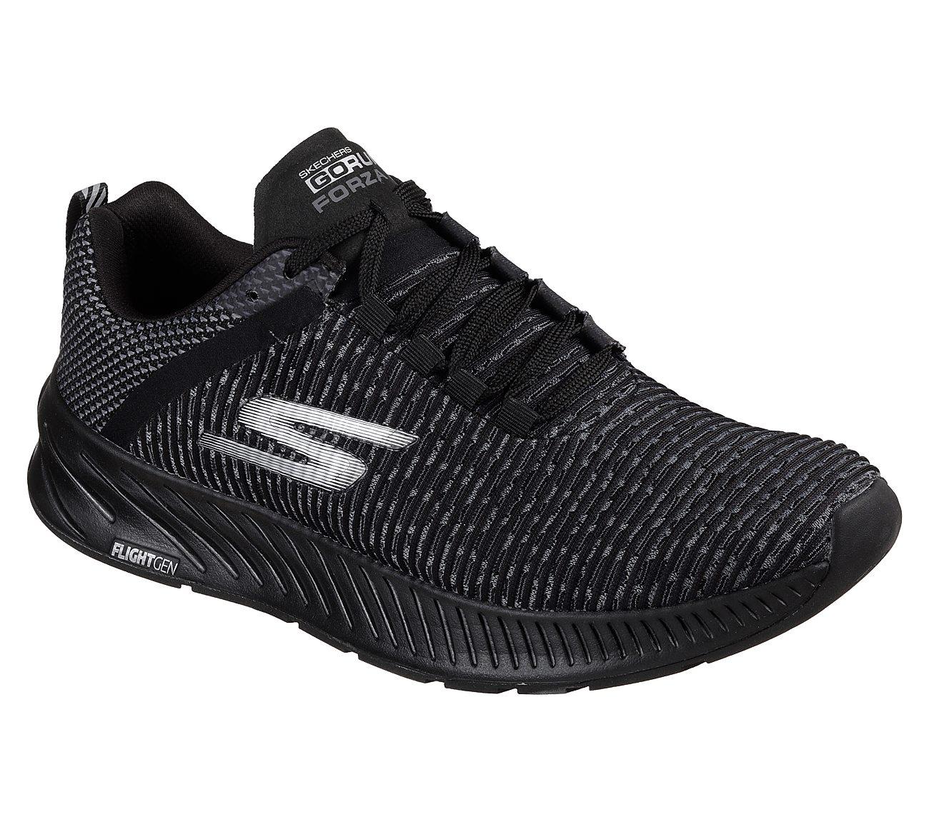 Skechers - GORun Forza 3 Sepatu Lari Pria - Hitam