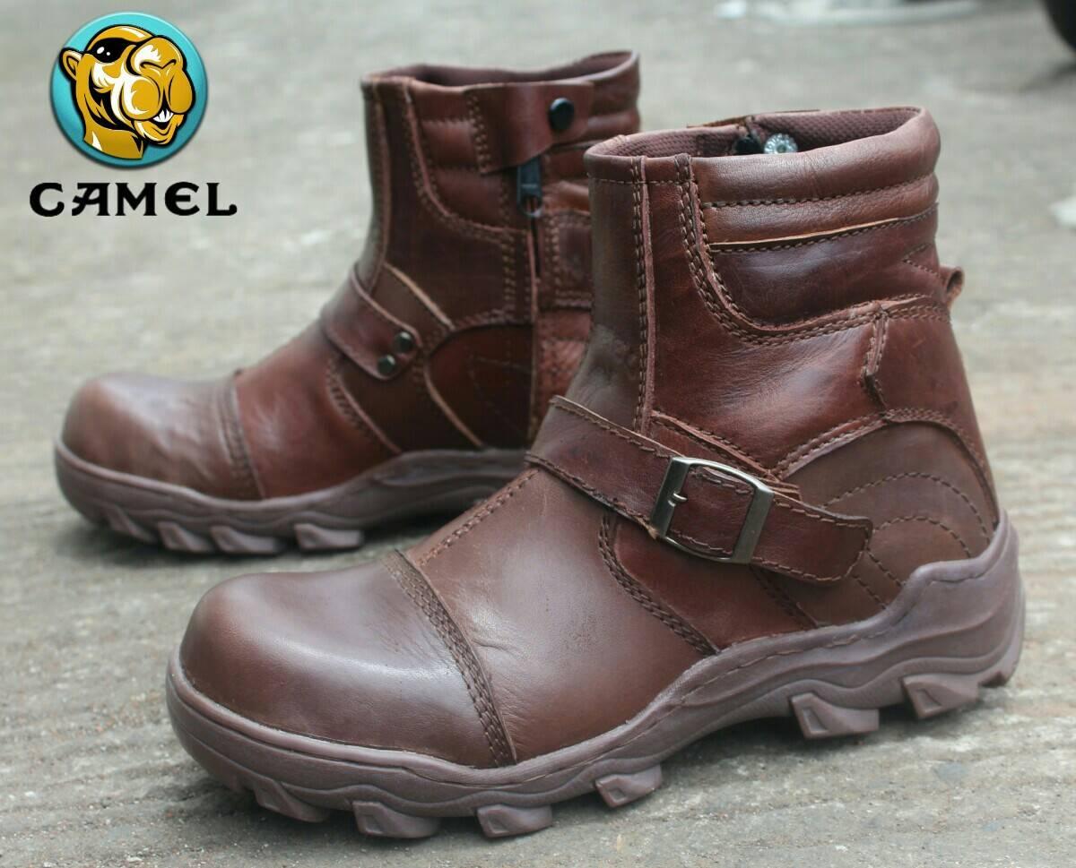 sepatu kerja proyek pria CAMEL sepatu boots safety work pria