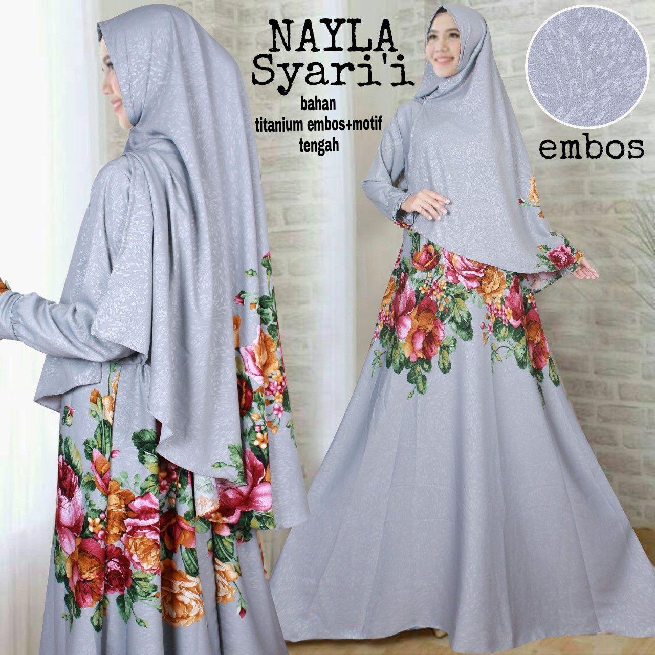 Fly_Olshop - Gamis Muslim - Gamis Nayla