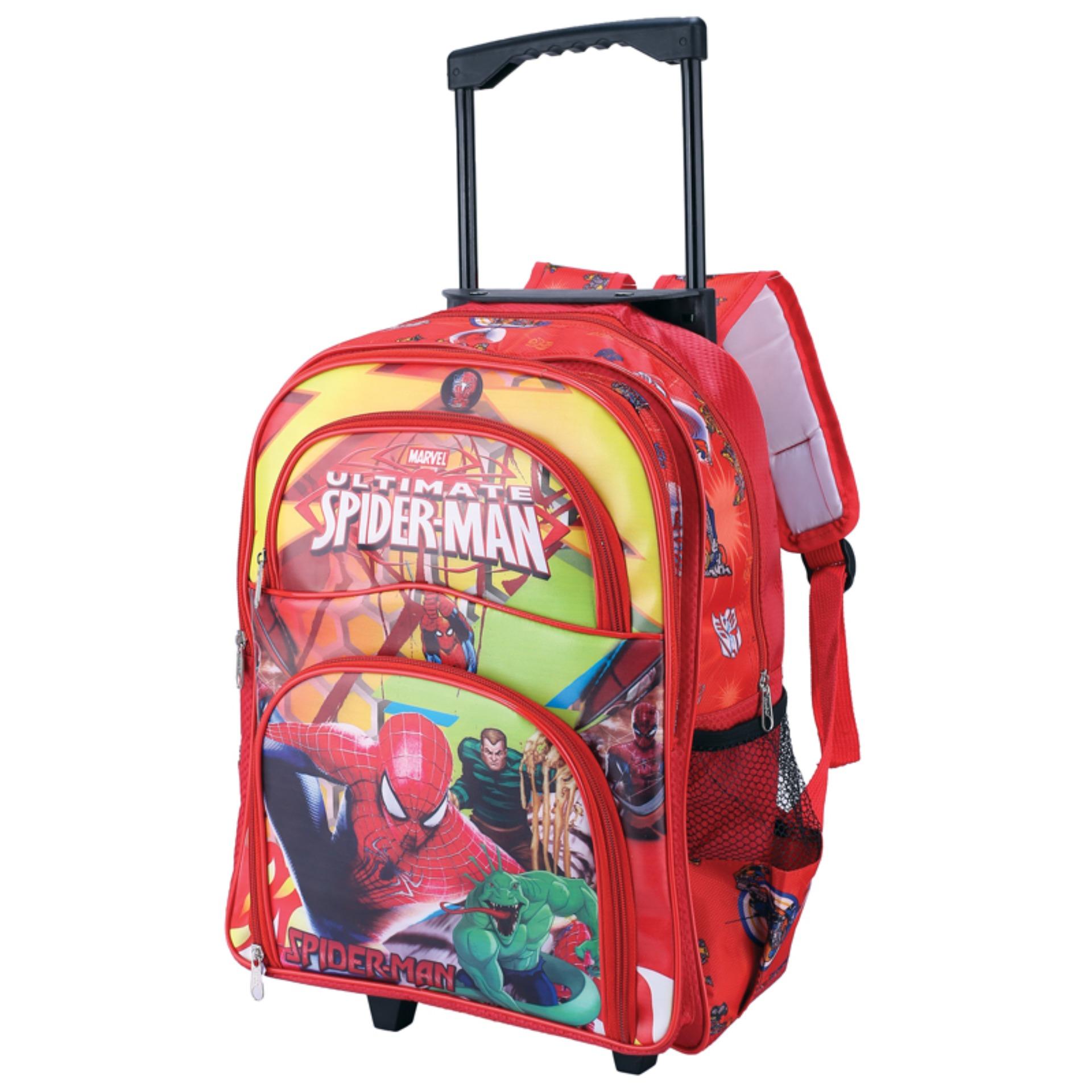 lan Paw Patrol 3d Timbul Dua Kantung Tas Trolley Anak 4in1 Set 6 TAS RODA ANAK LAKI LAKI Bahan DINIR MERAH