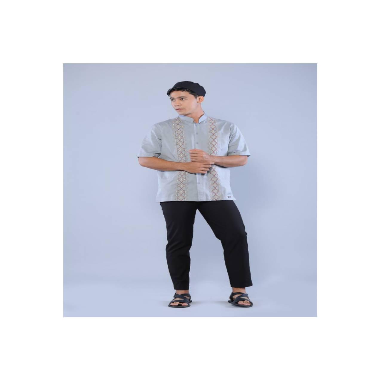 baju koko pria modern gaul terbaru bordir mewah by preview itang yunaz