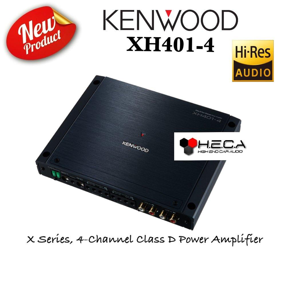 Kenwood XH401-4 Power Amplifier 4Ch 4-Channel XH4014 Class D Ampli Audio Mobil