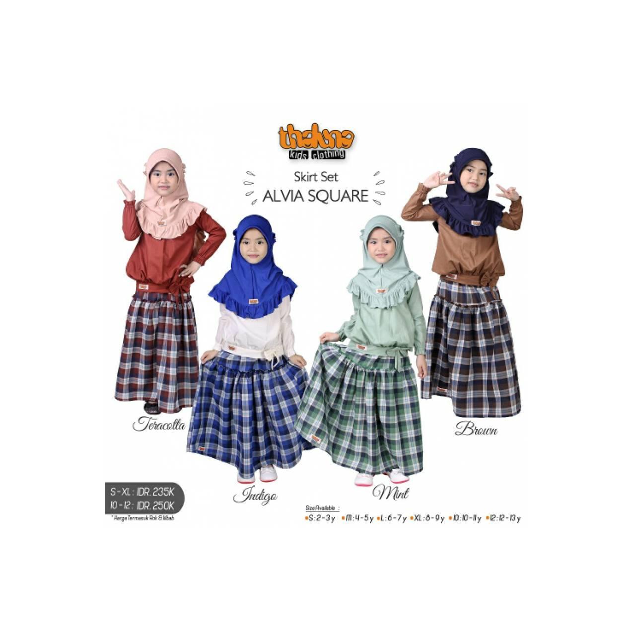 BAJU GAMIS SYARI ANAK PEREMPUAN BAJU MUSLIM ANAK SET JILBAB SYARI S-XL
