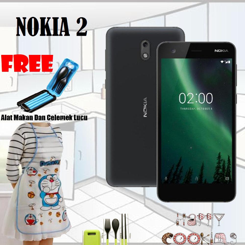 Nokia 2 Smartphone - 1/8GB - Dual SIM - 4G LTE Black Free 2 Item