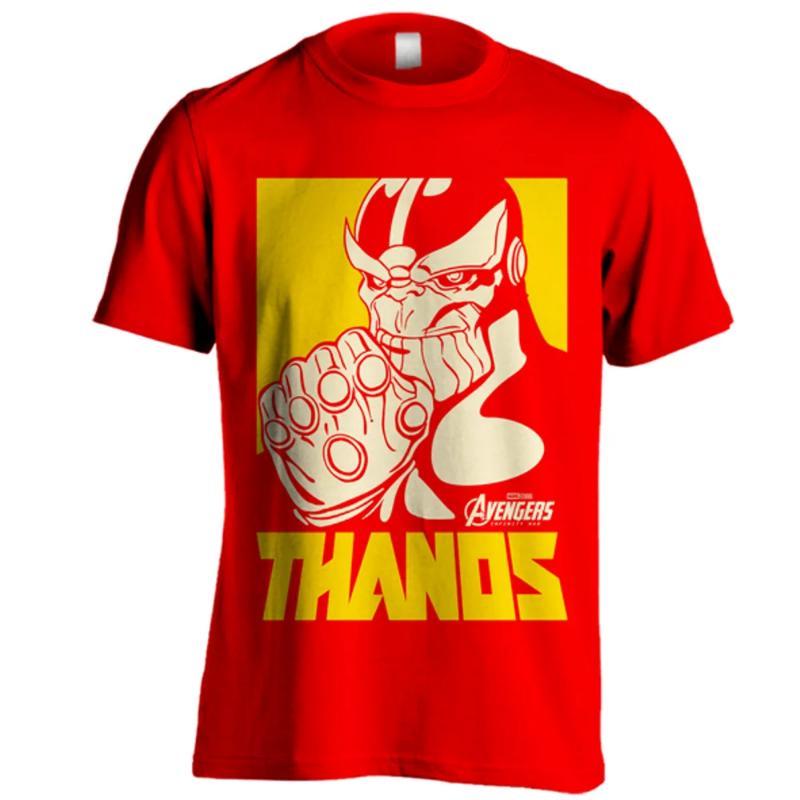 Kaos Avenger Thanos C04 Infinity Wars Merah Ukuran S M L XL XXL Baju Distro Avengers MArvel Superhero