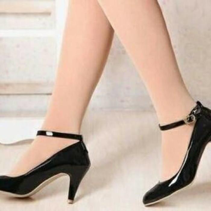DISKON!!! sepatu high heels tali pantopel hak tinggi wanita TAOFFEN Murah Terbaru Branded Original