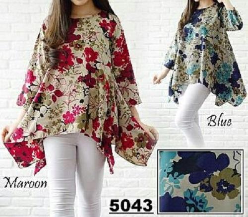 JC - Blouse Jumbo Nippon Red Waka Waka XXL Atasan Jumbo Baju Big Size