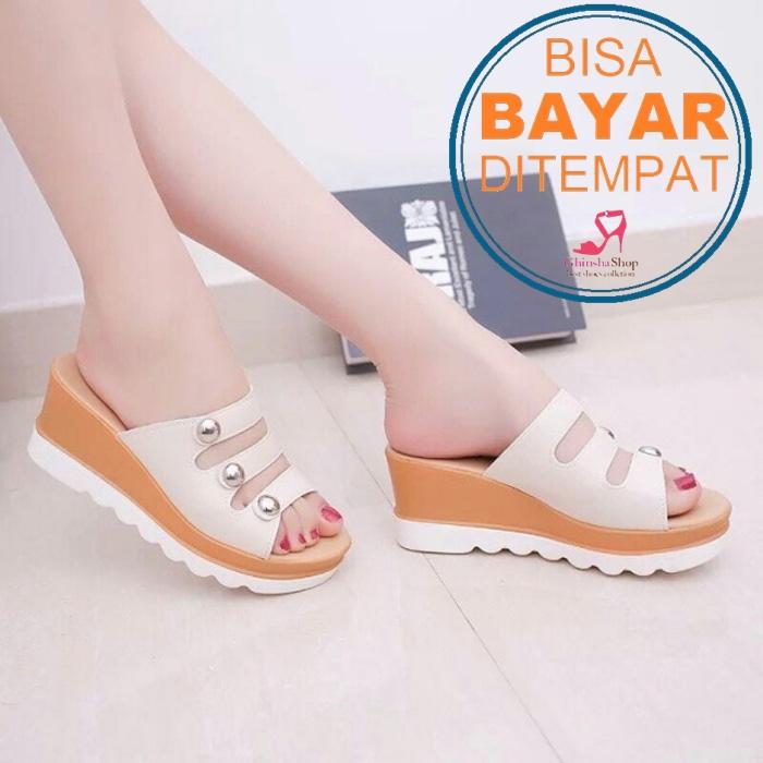 WEDGES KARISSA TERLARIS GWS-1177 CREAM