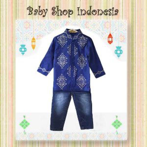 Setelan Baju Anak Import Setelan Baju Anak Murah Baju Koko Anak Murah Baju Koko Anak Elegant Blue Kotak