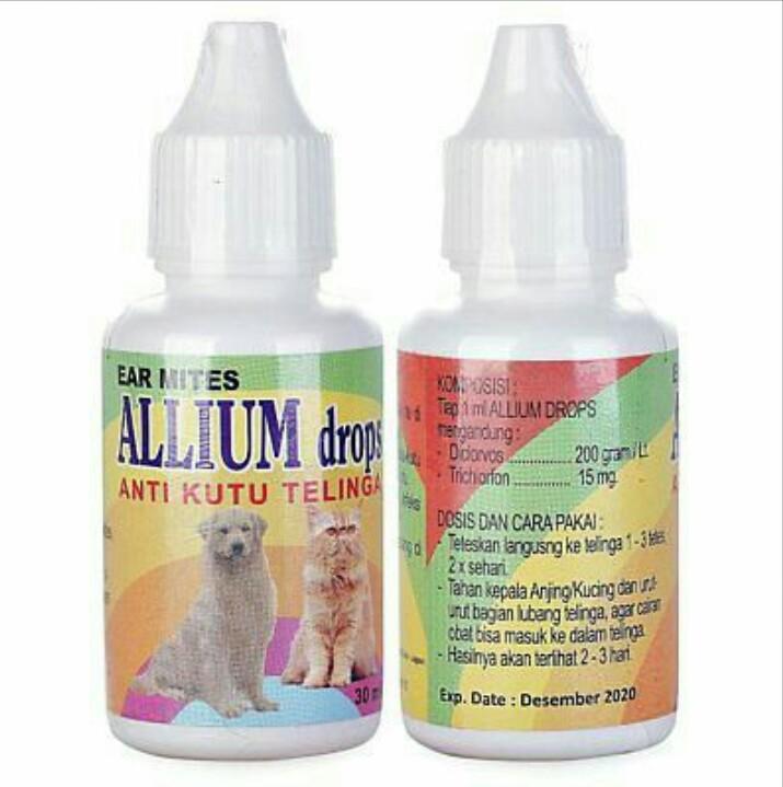Obat Telinga kucing Tetes Kuping Kutu Anjing