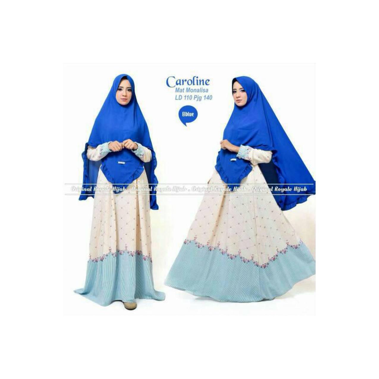 Grosir murah baju muslim caroline syari monalisa