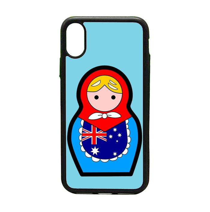 Casing Custom iPhone X Australia Matroska Fifa 2018 L2555