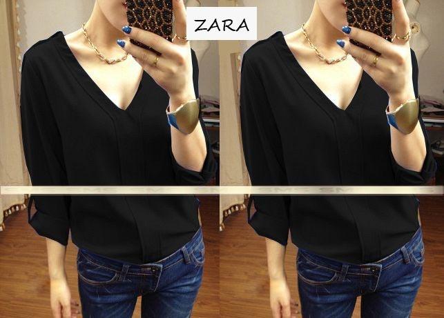 dewi sinta - atasan wanita - blouse zara - tunik - baju polos wanita - blouse polos