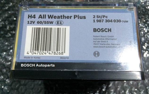 Aksesoris Interior Mobil Bohlam Xpander H4 BOSCH All Weather Plus