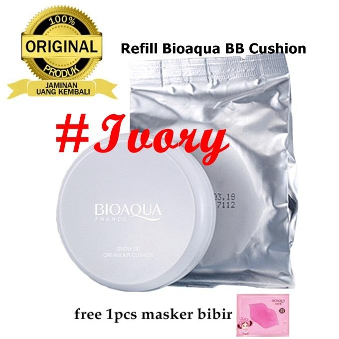 Refill BIOAQUA BB Cream Air Cushion + Free Masker Bibir
