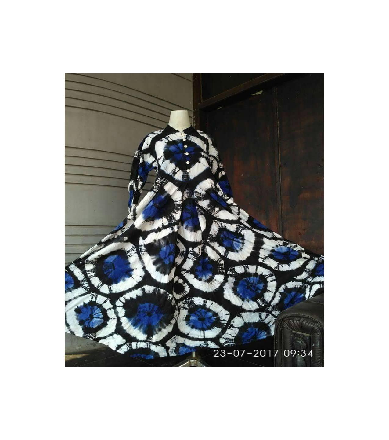 gamis jumputan ala dian pelangi