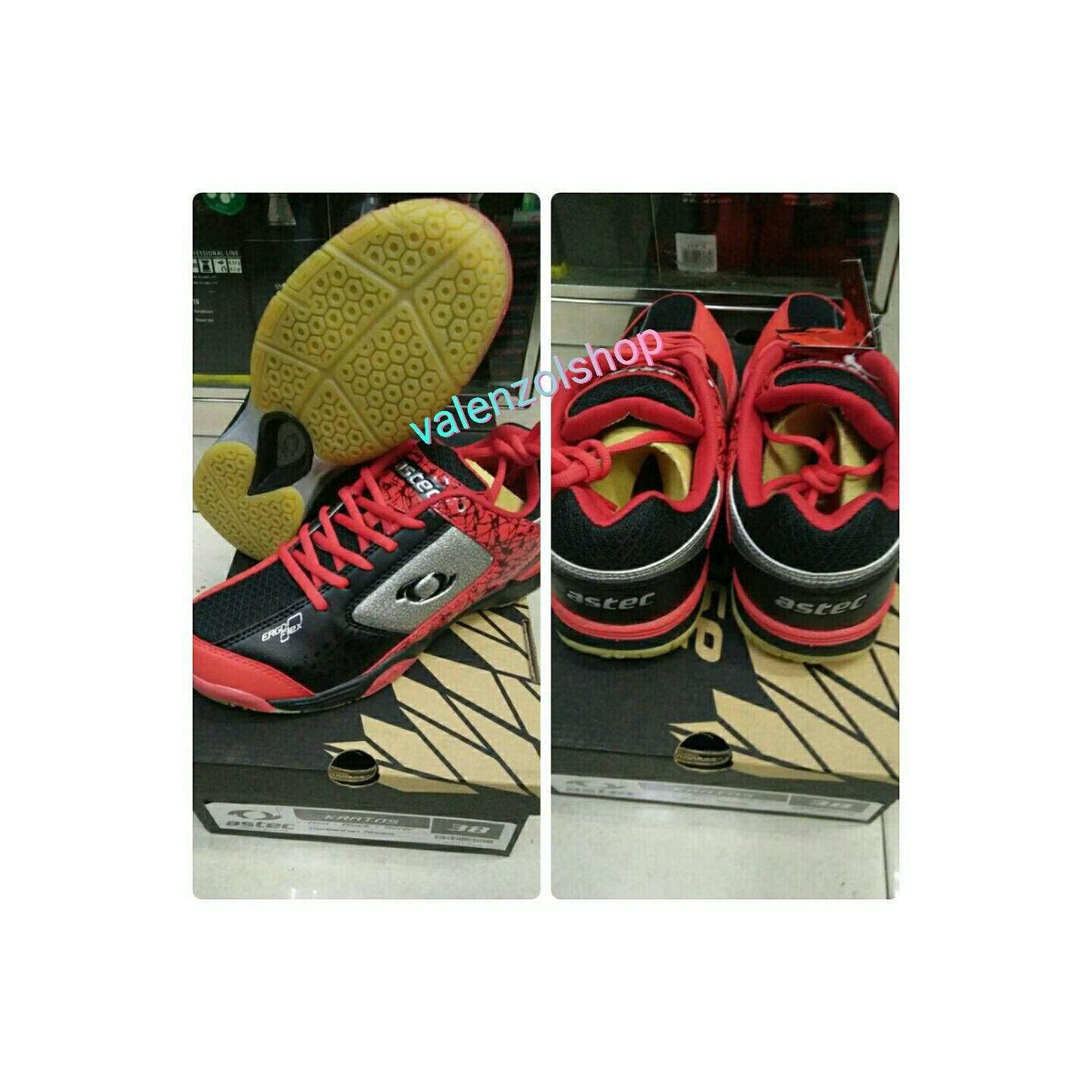 Sepatu Badminton Astec Kratos Red - ORIGINAL
