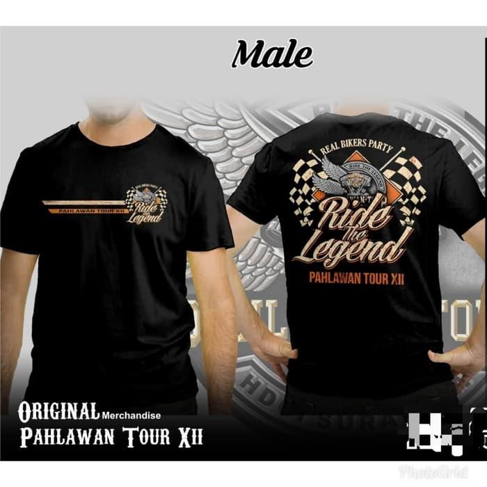 Kaos Harley Davidson Pahlawan Tour 2018 -Start Engine Short