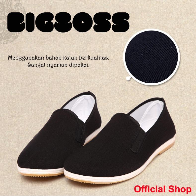 Sepatu Slip On BigBoss Kungfu Wushu Taichi Bruce Lee IP Man Olahraga Kasual Kung Fu BIG Boss Original Import Not Dragonfly or Kodachi