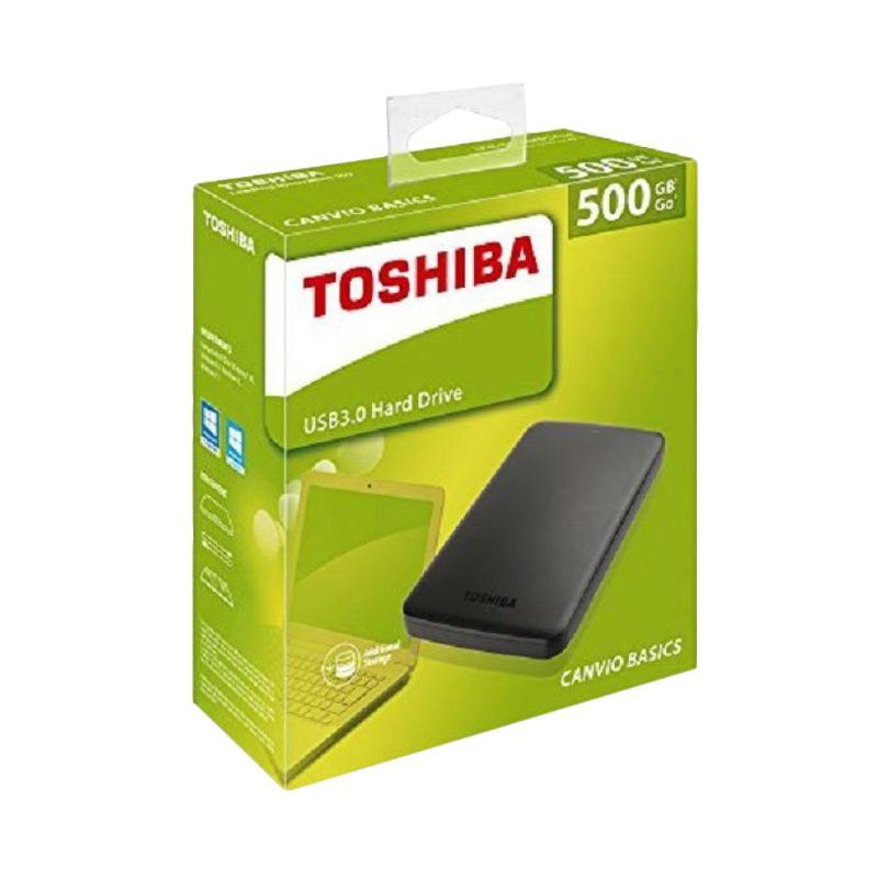 Hardisk External Toshiba 500GB Canvio Basics