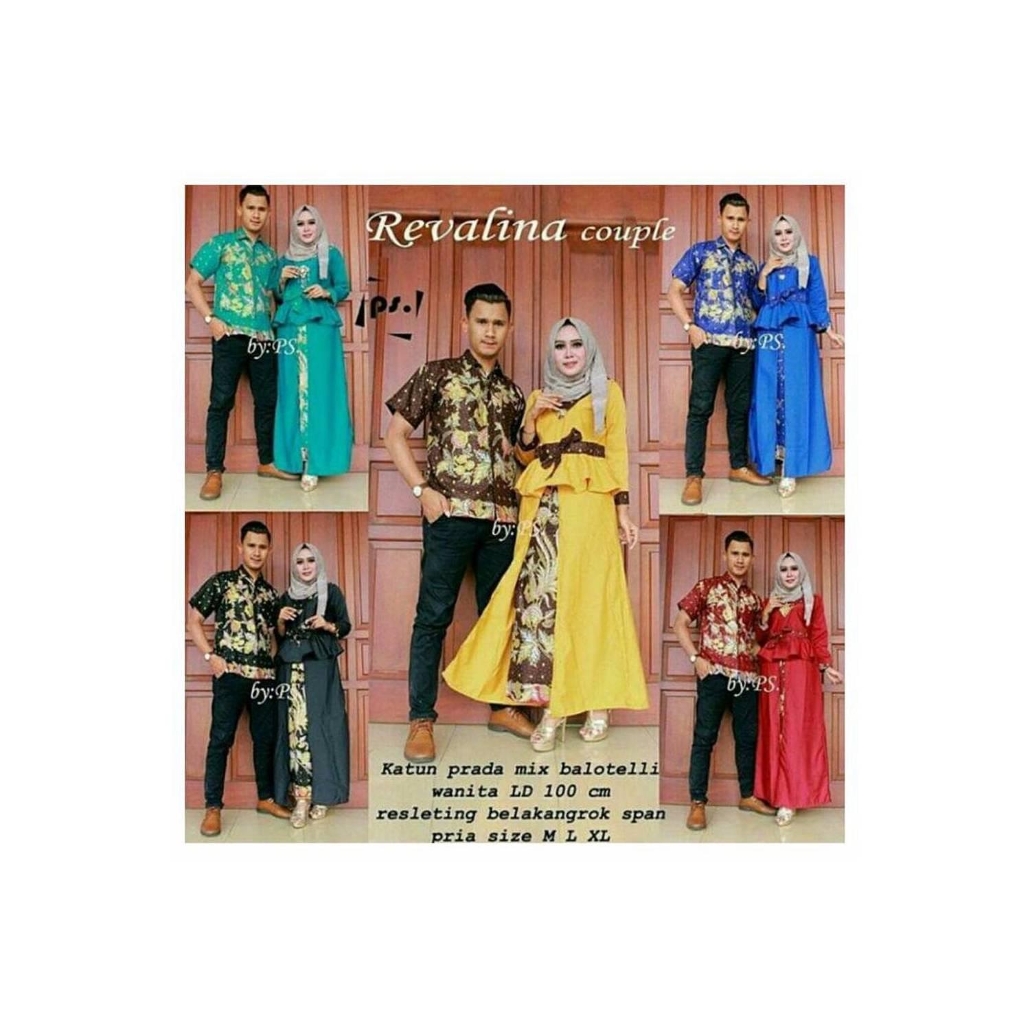 jual Couple Batik baju pasangan terbaru