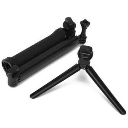 Tripod hp/Tripod kamera/Tripod handphone/Tripod velbon/Tripod kamera dslr/Tripod dslr/Tripod mini/Tripod gorilla/Tripod takara Tongsis 3 Lengan dengan Tripod untuk Action Camera Xiaomi GoPro