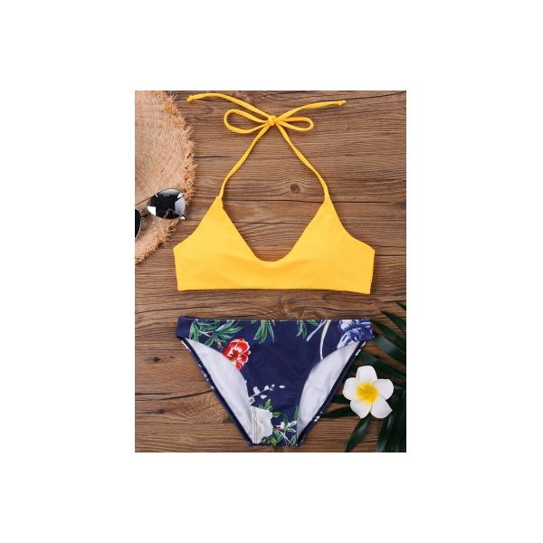 Leher Halter Hawaii Bikini Set