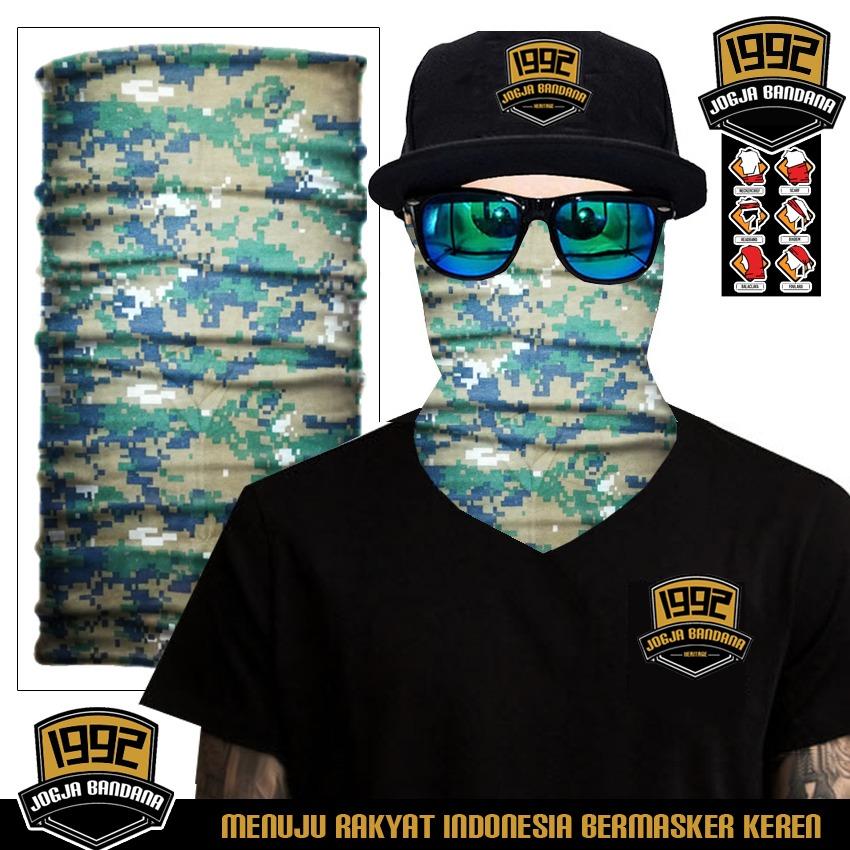 Jogja Bandana Buff (BELI 3 GRATIS 1) bandana masker serbaguna elastis Tanpa sambungan (Seamless) - Limited Edition