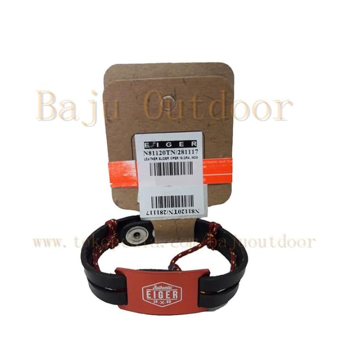 Gelang Eiger N811 20TN Leather Slider Viper Orange