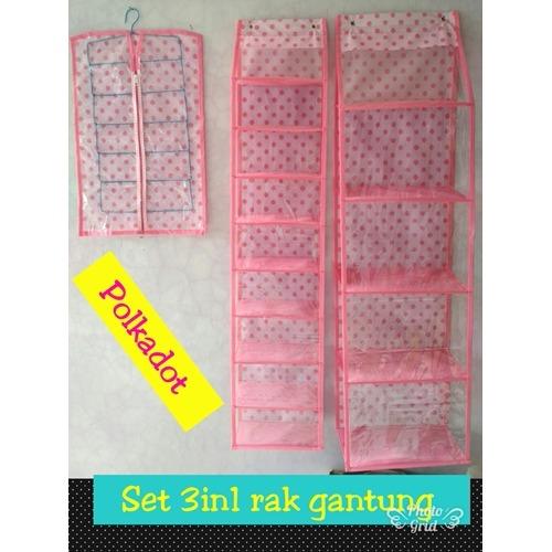 rak gantung set 3in1 non resleting
