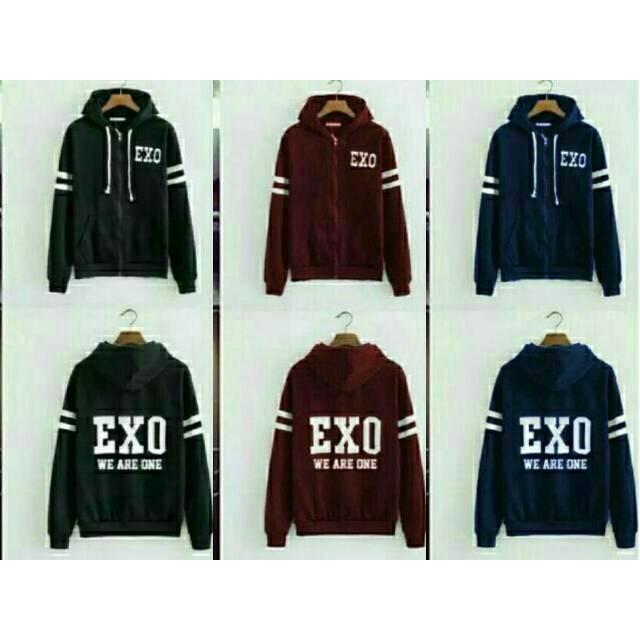 zholaholic shop - jaket EXO black